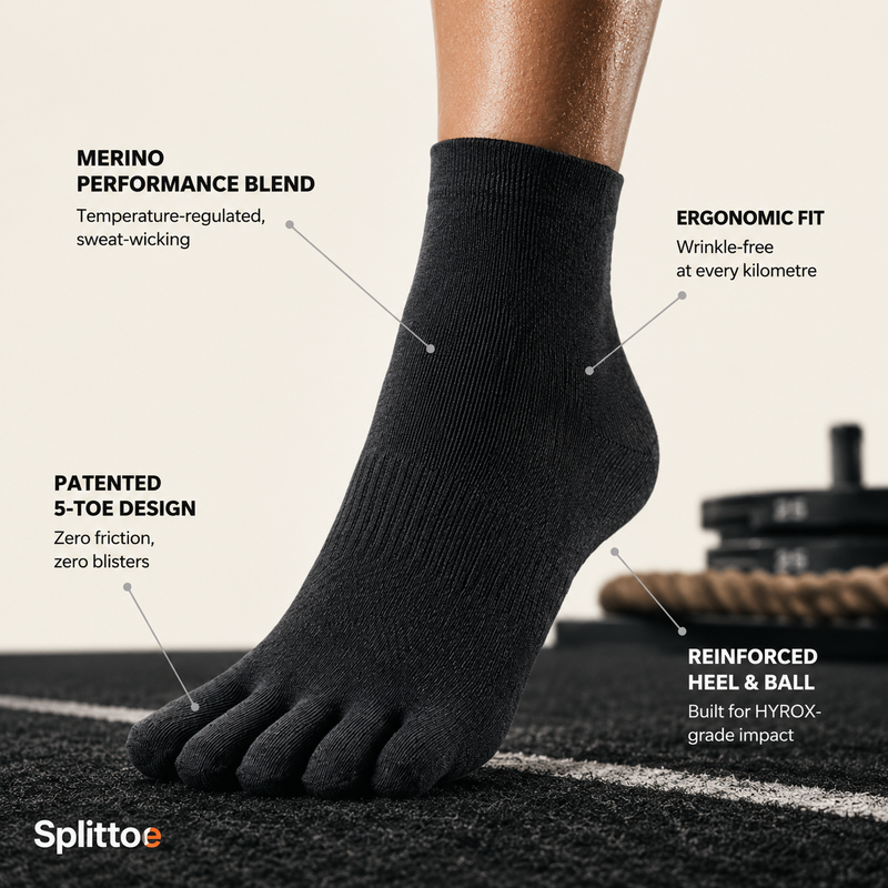 Splittoe Merino Performance Toe Socks