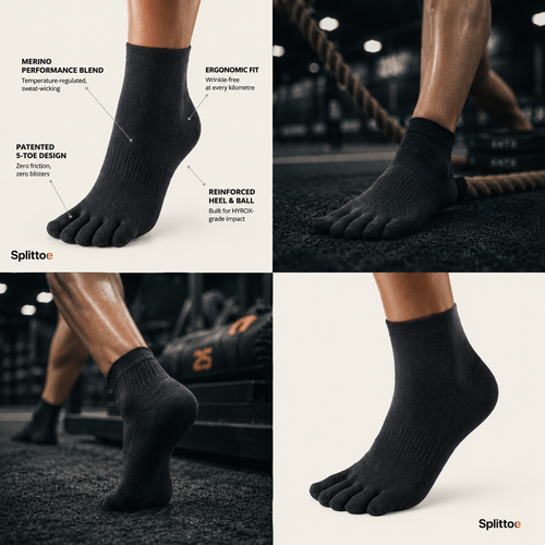 Splittoe Merino Performance Toe Socks