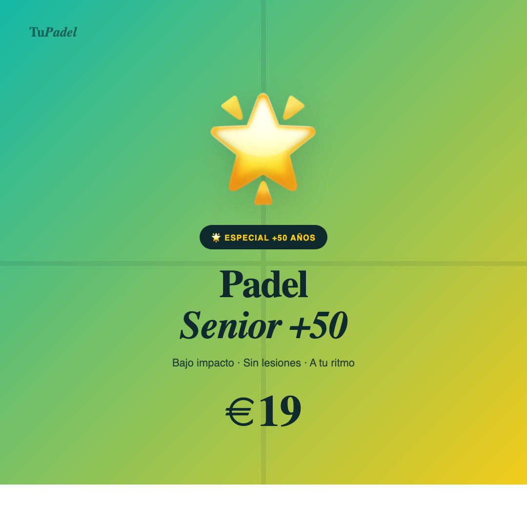 Padel Senior +50